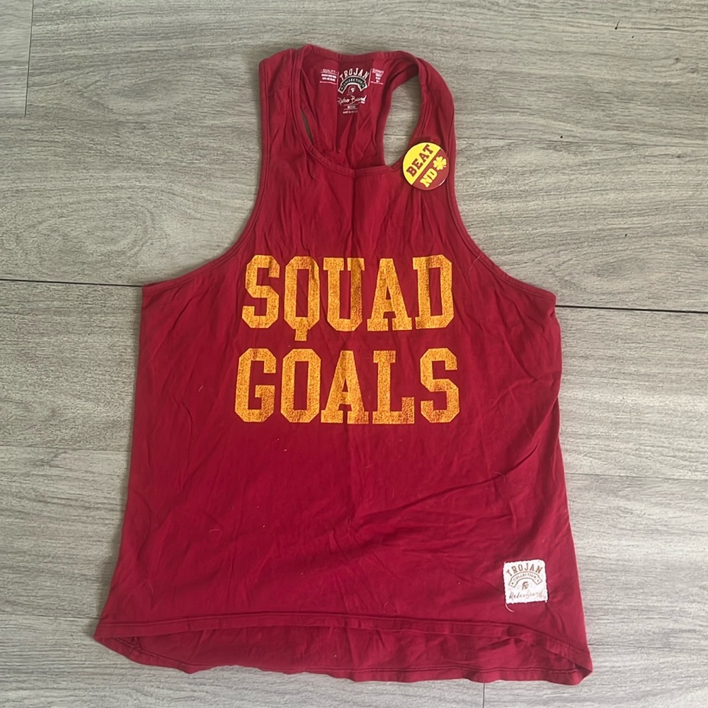 USC TROJANS - squad goals tank - size Medium